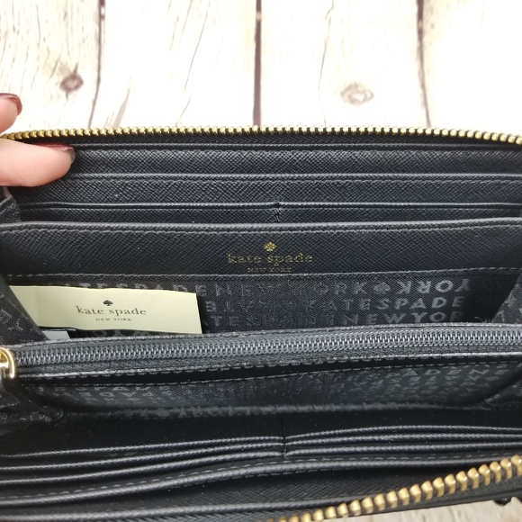 Kate Spade Neda Wilson Road black wallet - Picture 3 of 7